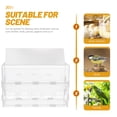 thumbnail image 4 of SHISUYAN Clear Acrylic Rutin Chicken Feed Box Rutin Chicken Feeder Box Food Water Container, 4 of 9