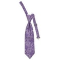 thumbnail image 4 of Paisley Lavender Boys Satin Vest Spencer J - boys 7-8, 4 of 6