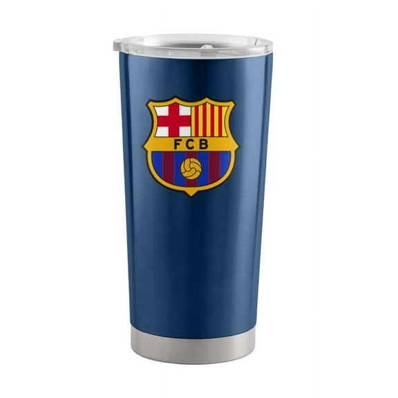 Logo Brands C5107-S20T-1 FC Barcelona 20 oz Gameday Stainless Tumbler