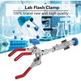 thumbnail image 3 of Adjustable Three Jaw Clamp Metal Lab Retort Stand Holder for 11in Bottles Test Tubes Red Stable Support with Plastic Pins, 3 of 5