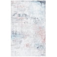 thumbnail image 2 of SAFAVIEH Santa Monica Norbert Abstract Polyester Area Rug, Beige/Teal, 8' x 10', 2 of 13