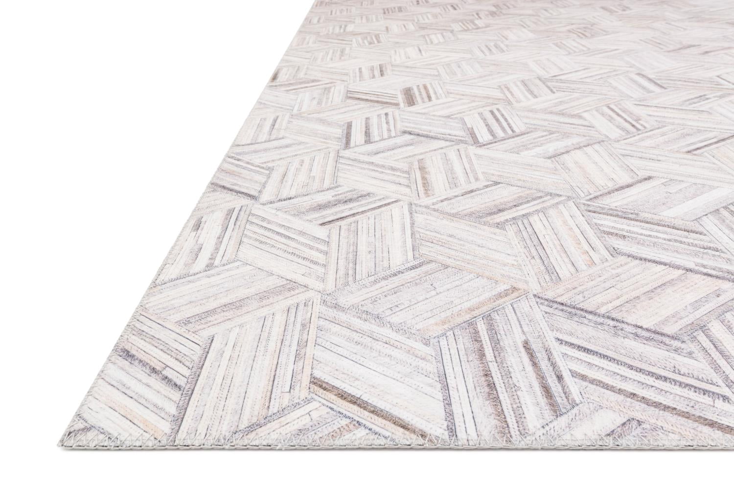Loloi Maddox MAD-07 Lt Grey / Ivory 3'-6"x5'-6" Area Rug