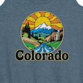 thumbnail image 3 of Instant Message - Groovy Colorado  - Women's Racerback Tank Top, 3 of 6