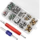 thumbnail image 2 of Kit de núcleo de válvula de aire acondicionado, 102 piezas de núcleos de vástago de válvula de aire acondicionado automotriz, solución de reparación completa, 2 of 5