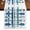 white, variant on Lake Paddles 70 Inch Table Runner, Summer Watercolor Teal Blue Striped Farmhouse Dresser Scarf Cotton & Linen Tablerunner for Dining/Kitchen Island/Holiday Party Décor 13" x 70"