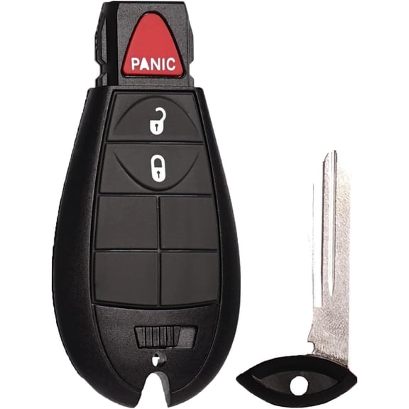 Keyless Entry Remote Control Key Fob Replacement Fits for Ram 1500 2500 3500 2009- 2012 Charger Challenger Durango Journey Grand Caravan Jeep Grand Cherokee Commander Chrysler 300 Town