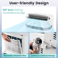 thumbnail image 5 of Costway 12000 BTU Portable Air Conditioner with Fan & Dehumidifier Sleep Mode 24H Timer, 5 of 10