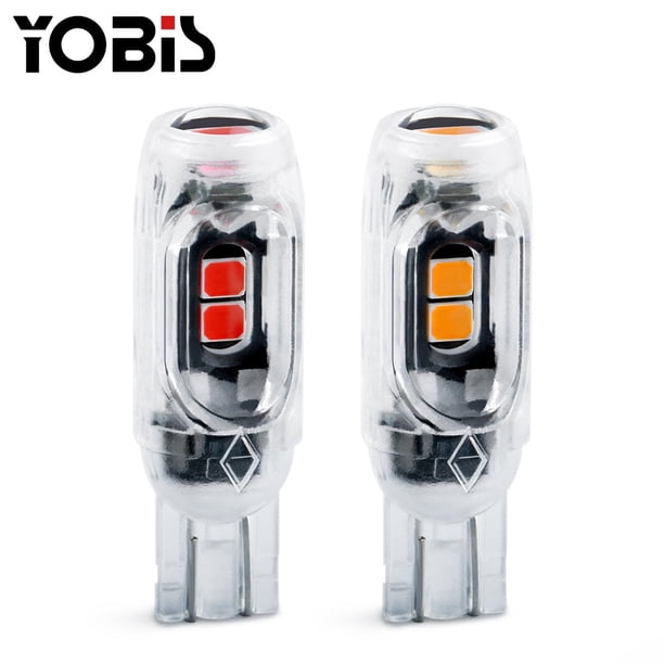 Nuevo Estilo T10 3030 5 Luces Coche LED Pequeño Indicador De Luz Ancha Lente De Trasera Translúcida Completa