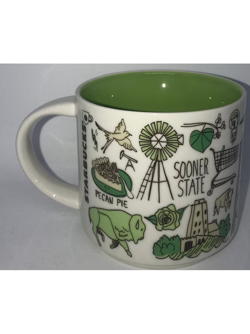 Starbucks Been There Series Oklahoma Mug, 14oz Ceramic, Dishwasher