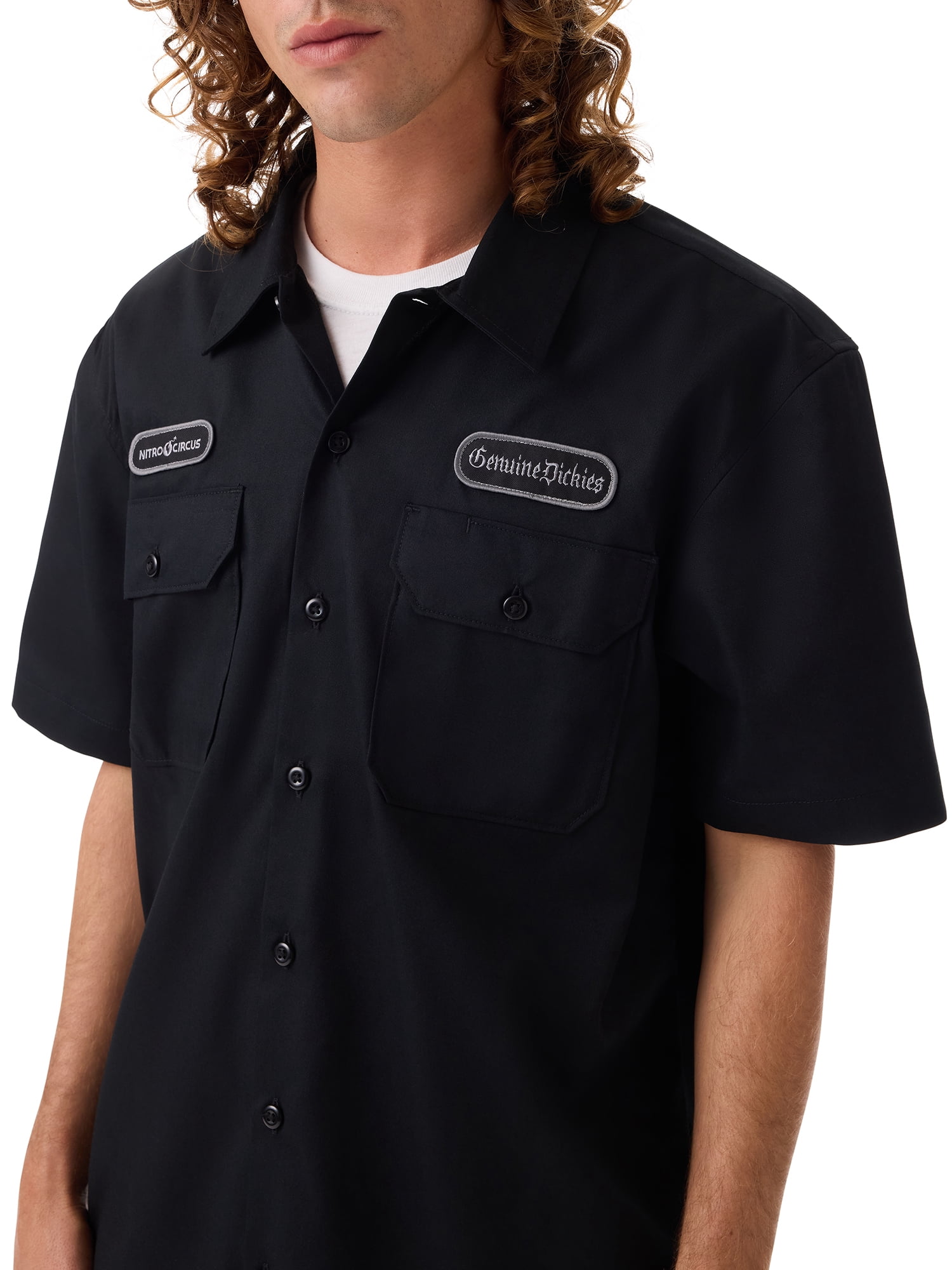 Men's Genuine Dickies x Nitro Circus Short Sleeve Workwear Shirt