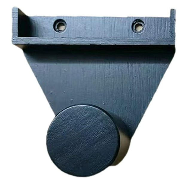 Organizador triangular de billar de madera para montaje en pared, instalación rápida y profesional para Negro