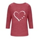 thumbnail image 3 of HongQid 3/4 Length Sleeve Womens Dressy Casual Tops Round Neck Tunic Shirts Summer Spring Fall Clothes, 3 of 5