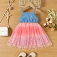 thumbnail image 6 of MEZZALL Toddler Girls Sleeveless Bowknot Spaghetti Straps Dress Dance Party Dresses O-Neck Fashionable Sundress, 6 of 7