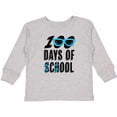thumbnail image 3 of Inktastic 100 Days of School Cool Sunglasses Design Boys or Girls Long Sleeve Toddler T-Shirt, 3 of 5