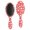 Red Christmas Deer, variant on Red Christmas Deer and Gift Pattern Hair Brush,Girls Detangling Hair Brush,Glide Through Tangles with Ease for Wet & Dry Hair,8.8"X2.8"