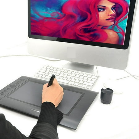 Ktaxon Huion H610 USB 10"x6" Screen Display Art Graphics ...