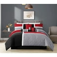 thumbnail image 2 of Piece Quilted Patchwork Comforter Set Queen, 2 of 8