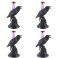 thumbnail image 1 of Halloween LED Cuervo Velas sin llama Festival gótico Accesorios de fiesta Púrpura, 1 of 3