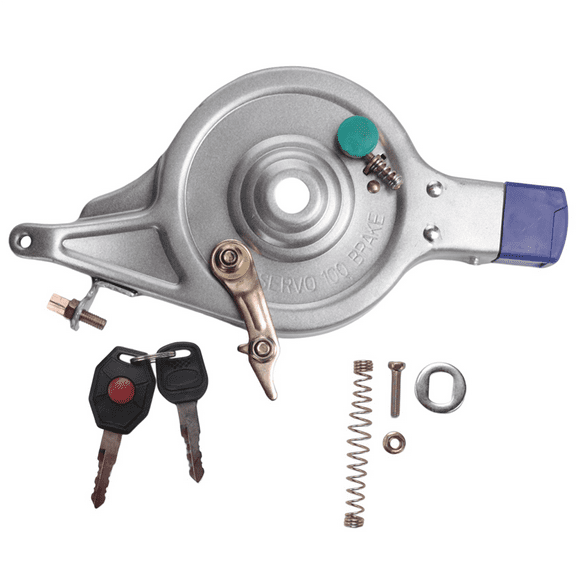 2X 100 Type Electric Bike Rear Drum Brake E-Bike Rear Wheel Rise Brake with Lock E-Bike Rise Brake