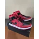 thumbnail image 4 of Ni - ke NEW Air Jordan 1 Mid Men's Size 9.5 Gym Red/Black-White 554724-660 Fast Shipping, 4 of 5