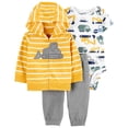 thumbnail image 1 of Conjunto Carter´s Child of Mine Niño 6-9 M Estampado Vehículos Amarillo 3 Piezas, 1 of 4