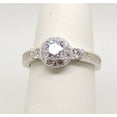 thumbnail image 5 of Alexis Engagement Ring Women Sterling Silver Cubic Zirconia Ginger Lyne Collection, 5 of 6