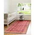 thumbnail image 2 of Unique Loom Revival Vintage Floral Rug 7' 6 x 10' 6 Rectangle Red/Blue, 2 of 2
