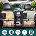 thumbnail image 5 of WOBOGO Santa Claus Giving Presents Backseat Car Organizer Footed Universal Car with Touch Screen Tablet Holder Rear Seat Protector, 5 of 7