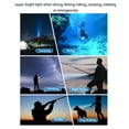 thumbnail image 3 of Underwater Flashlight, Battery Powered Diving Depth 328ft  Diving Flashlight  For Swimming, 3 of 8