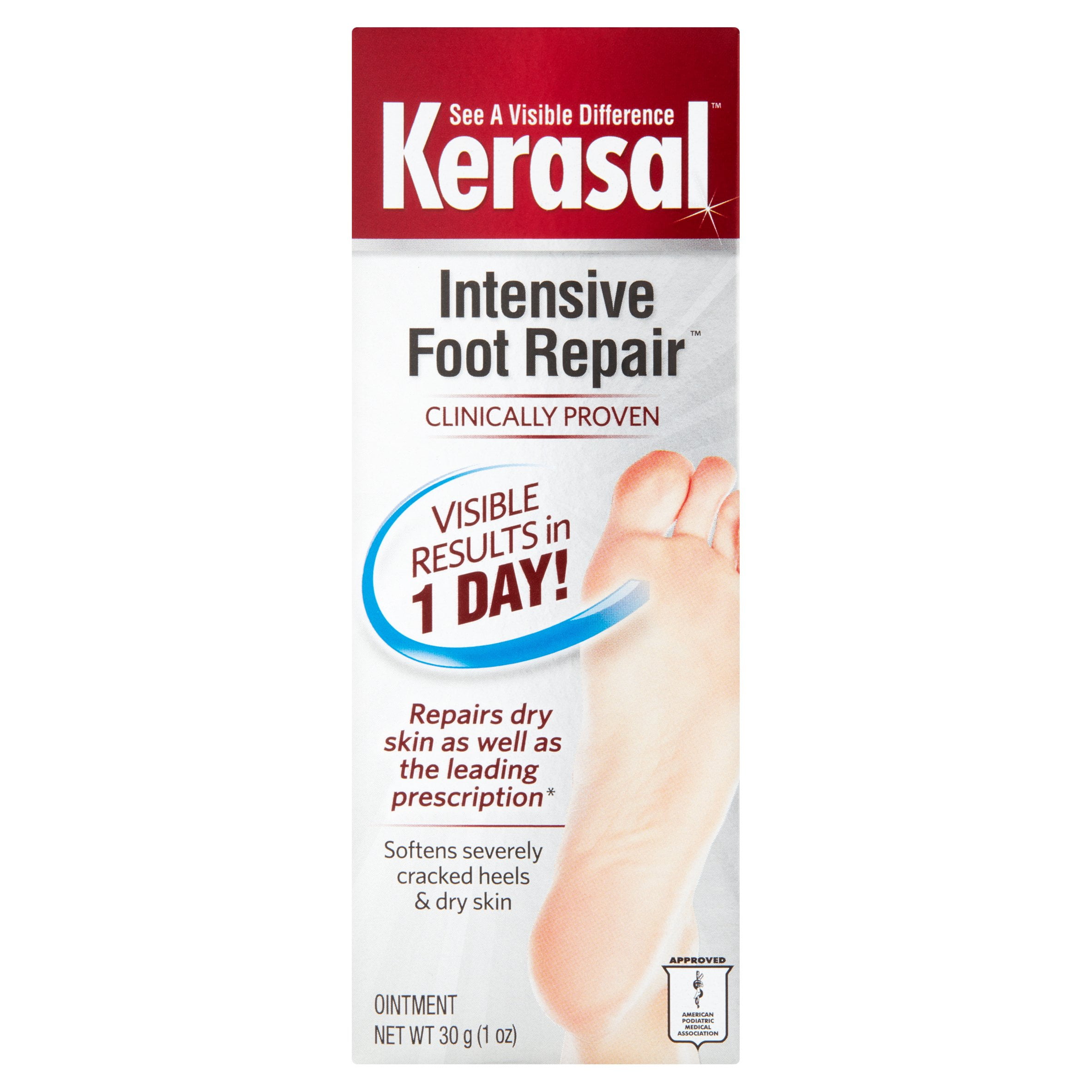 Kerasal One Step Exfoliating Moisturizer Foot Therapy, 1 oz