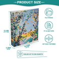 thumbnail image 3 of FORMRS 3 Ring Binder 1.5 inch with Pockets Set of 2 Clip Board 200 Sheets Capacity, Colorful Leaves, 3 of 8