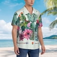 thumbnail image 4 of Men's Hawaiian Shirt Short Sleeve Button Down Shirts for Men, 4 of 8