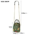 thumbnail image 2 of FORMRS Crossbody Bag for Women Quilted Travel Shoulder Cell Phone Purse with Chain Strap Handbag, Yellow Christmas Gingerbread, 2 of 7