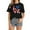 Black, variant on Love Patriotic 4th Of July - Fourth USA American F Stylish and Comfortable Women's Graphic Tee - Versatile Short Sleeve Top for Everyday Wear