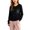 Black, variant on Girls Cardigan Sweater Kids Crew Neck Knit School Unifor𝗆 Sweatshirt Jacket Button Up Front Knitted Long Sleeve Coat Teen Cardigan For Back-To-School