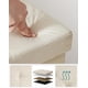 thumbnail image 4 of SONGMICS Banco de Almacenamiento, Baúl, Caja de Almacenamiento, Plegable, Carga de 300 kg, 120 L, 110 x 38 x 38 cm, Beige, 4 of 5