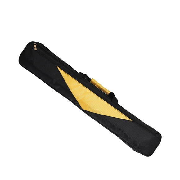 Estuche para taco de billar de 1/2 billar snooker, accesorios de billar, 7 agujeros Negro