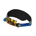 thumbnail image 2 of Pofeuu Sunflower Starry Night Vibes Print Sunscreen Visor Cap Adjustable Sport Empty Top Baseball Sun Cap for Men Women Sports Outdoor Headwear, 2 of 7
