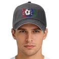 thumbnail image 2 of Lispipm Washed Cotton Plain Baseball Cap for Women Men Summer Outdoor Team 2026 Player Hats Ladies Casual Trucker Caps Black, 2 of 6
