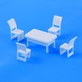 thumbnail image 2 of 2x 1/75 Muebles Uppenhaus-muebles de Muñecas de Mesa en Miniatura para Comedor de Muñecas 2 piezas, 2 of 8