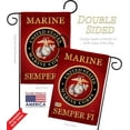 thumbnail image 3 of Breeze Decor 58057 Military Marine Corps 2-Sided Impression Garden Flag - 13 x 18.5 in., 3 of 7
