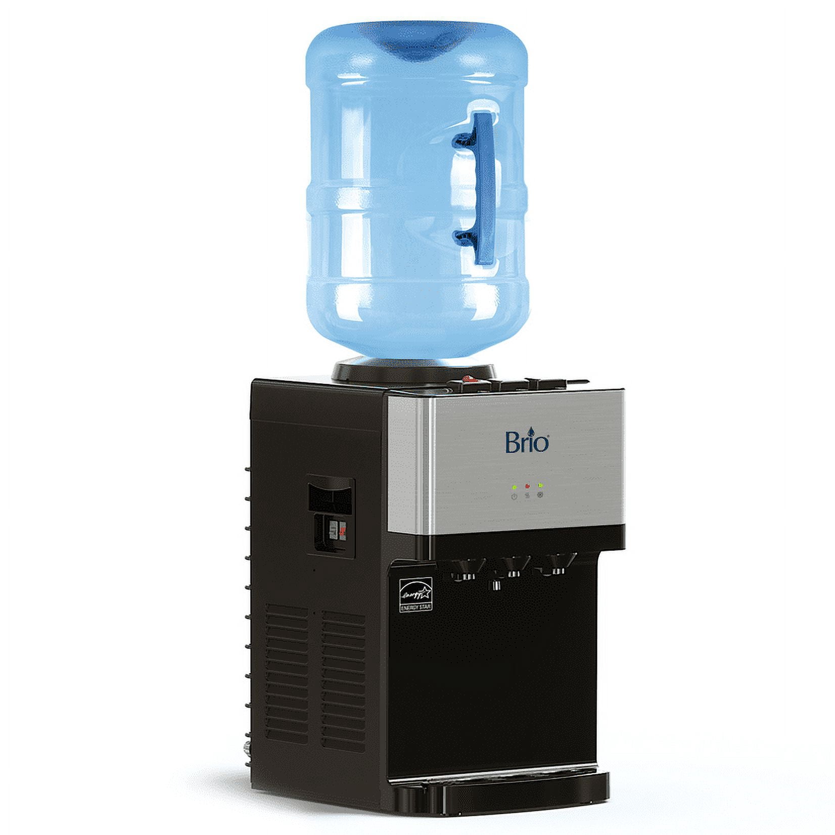 Brio Limited Edition Top Loading Countertop Water Cooler Dispenser Hot Cold and Room Temperature