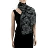 Paisley Muffler, Black