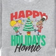 thumbnail image 3 of Hey Arnold! - Holiday Homies - Men's Crew Neck Fleece Pullover, 3 of 5