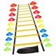 thumbnail image 2 of Escalera de agilidad resistente para entrenamiento con bolsa de transporte. Ejercicio de pies multiusos que mejora Amarillo, 2 of 9
