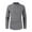 Gray 2, variant on Baqcunre Shirts For Men Mens Fashion Simple Casual Collar Half Open Shirt Border Mens Long Sleeved Shirt Men'S Polo Shirts Tops For Men Black L