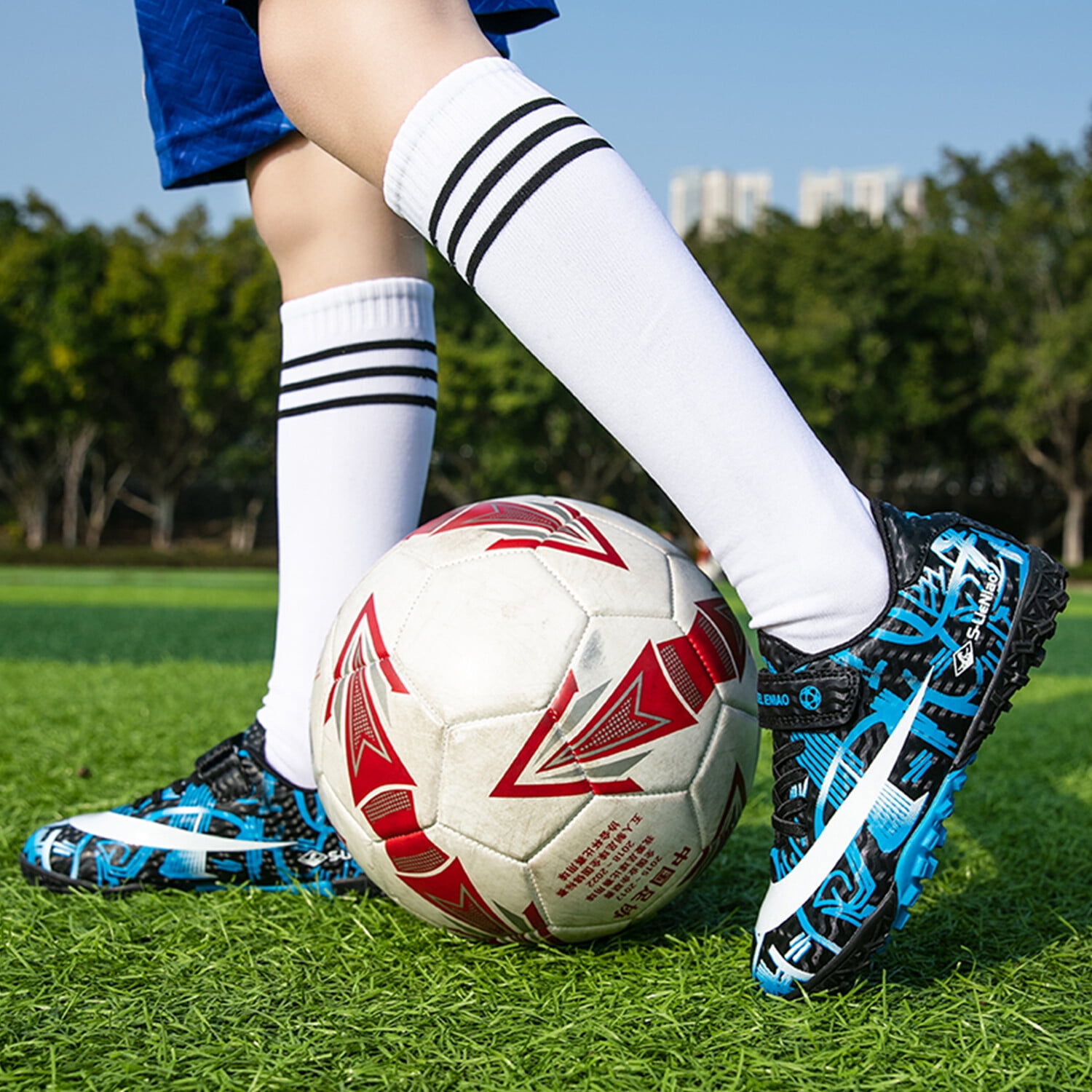 Buy Child Soccer Cleats Turf Training Football Boots for Boy and Girl