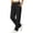 Black, variant on Women's Plus Size Lightweight Hiking Joggers, Stretch Active Pants, Quick Dry Water-Resistant Athletic Pants for Women, Stretch Drawstring Active Joggers with Zipper Pockets Black