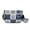 Blue Tribal Floral Plaid, variant on Crow Rose Floral Print PU Leather Crossbody Bags for Women Crossbody Purse with Adjustable Strap Zipped Pockets Handbag Shoulder Bag