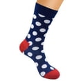 thumbnail image 2 of NAVAL POLKA DOT SOCK, 2 of 4